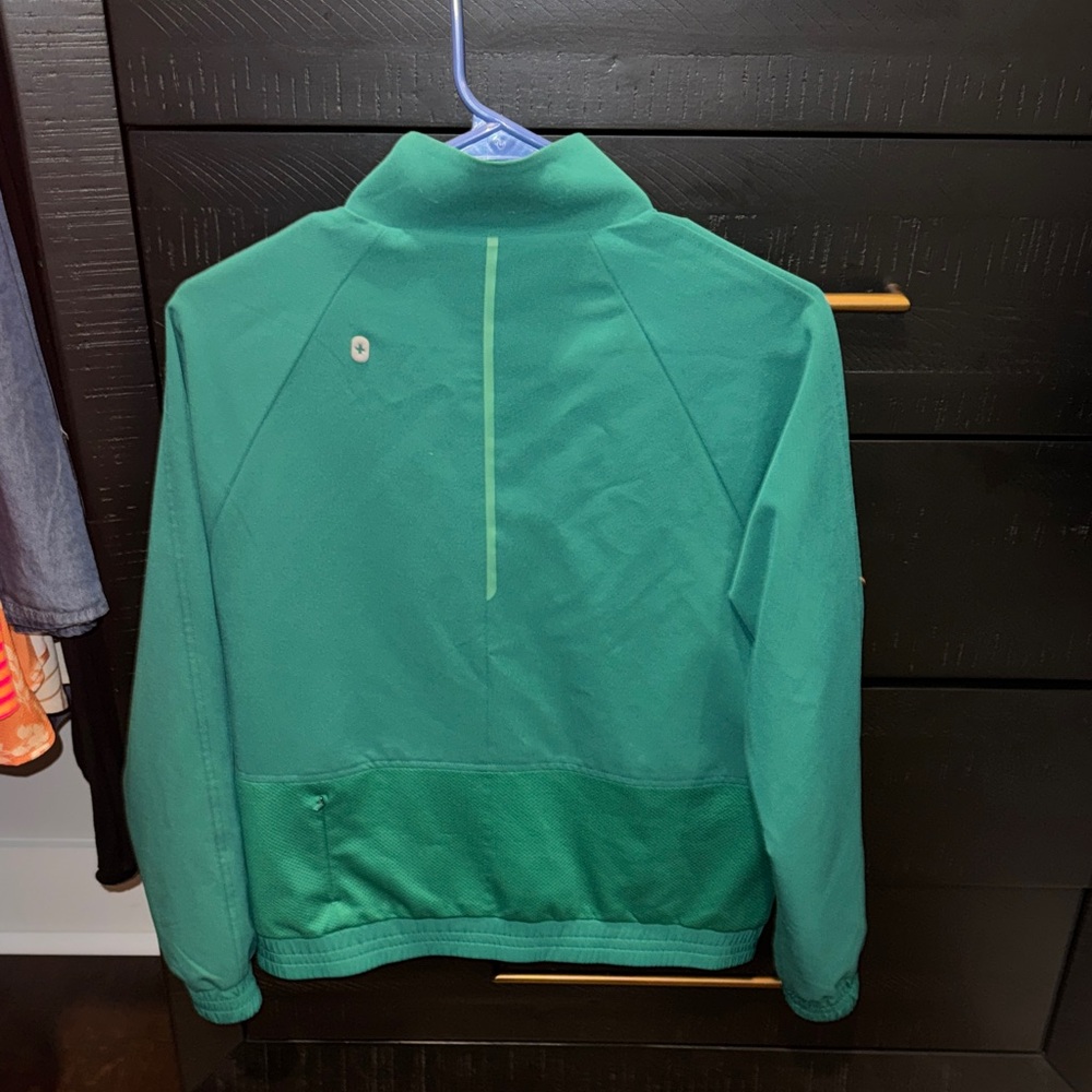Figs Teal Technical Zip-Up Jacket - image 3